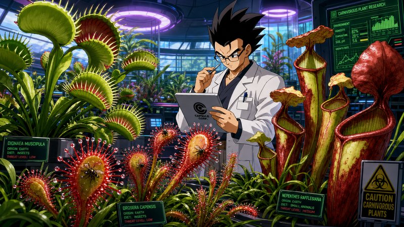 小马拉大车植物视频-食虫植物视频演示